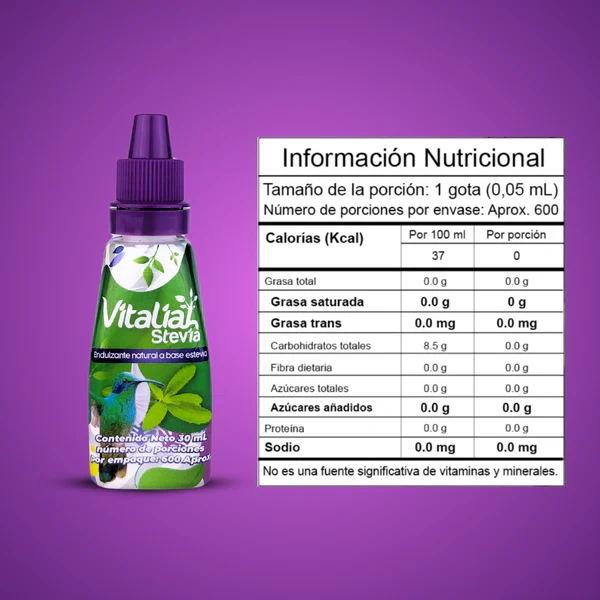 Estevia En Gotas Oferta X 30 Ml - Vitalial 2 Estevia en Gotas